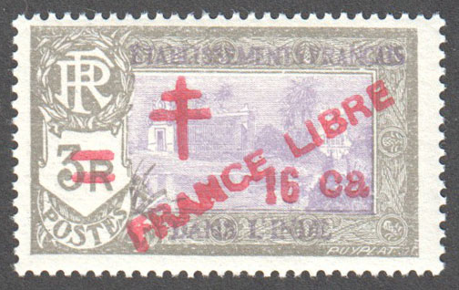 French India Scott 202 Mint - Click Image to Close